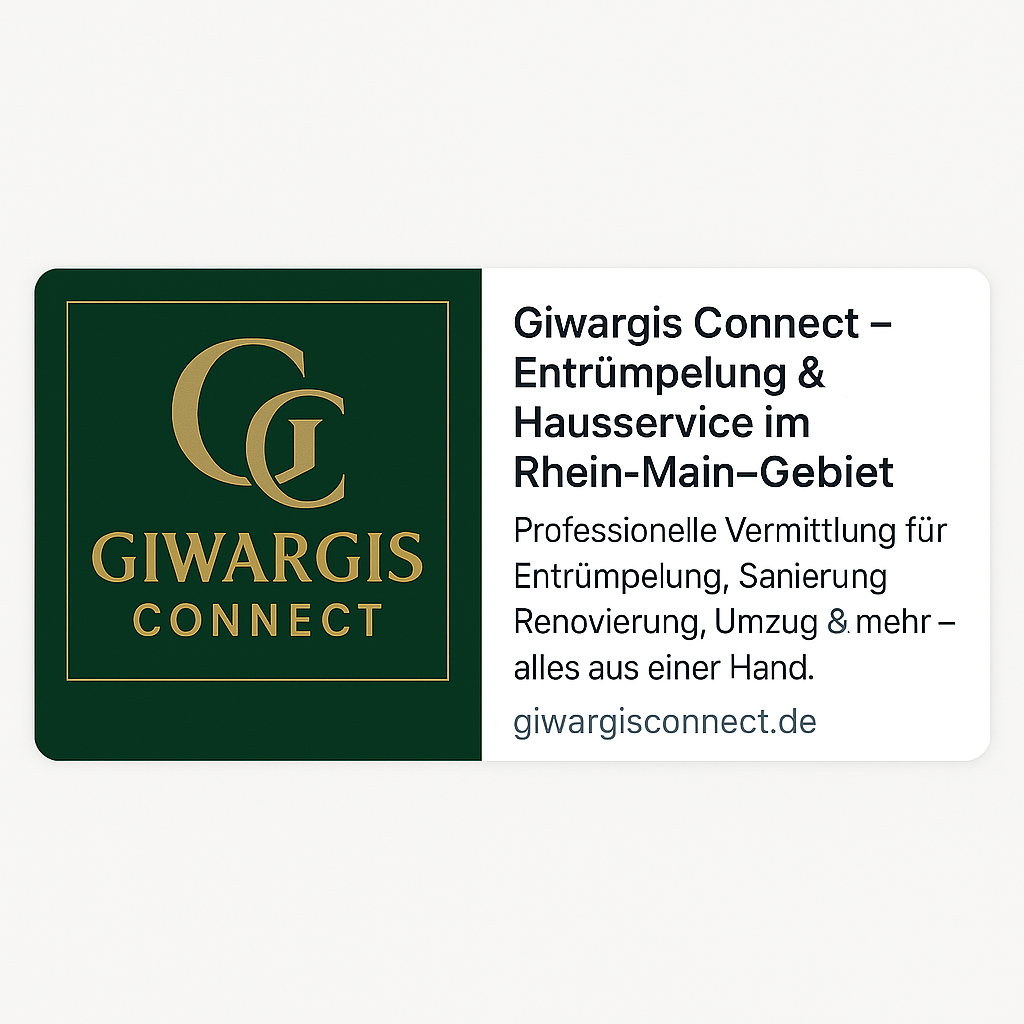 Giwargis Connect - Dienstleistungsvermittlung im Rhein-Main-Gebiet